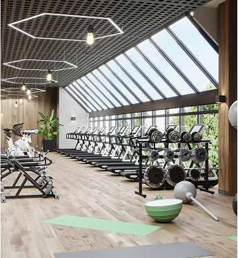 Gym – Fully equipped fitness center for a healthy lifestyle.